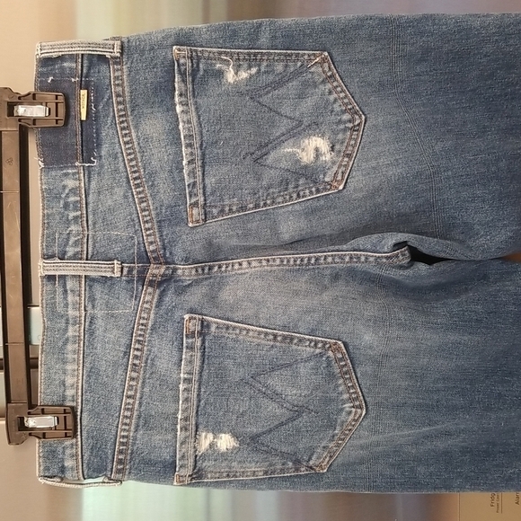 💕MOTHER SUPERIOR💕 Tomcat Jeans Playing With Scissors Cropped Straight Leg 28 - Picture 13 of 16